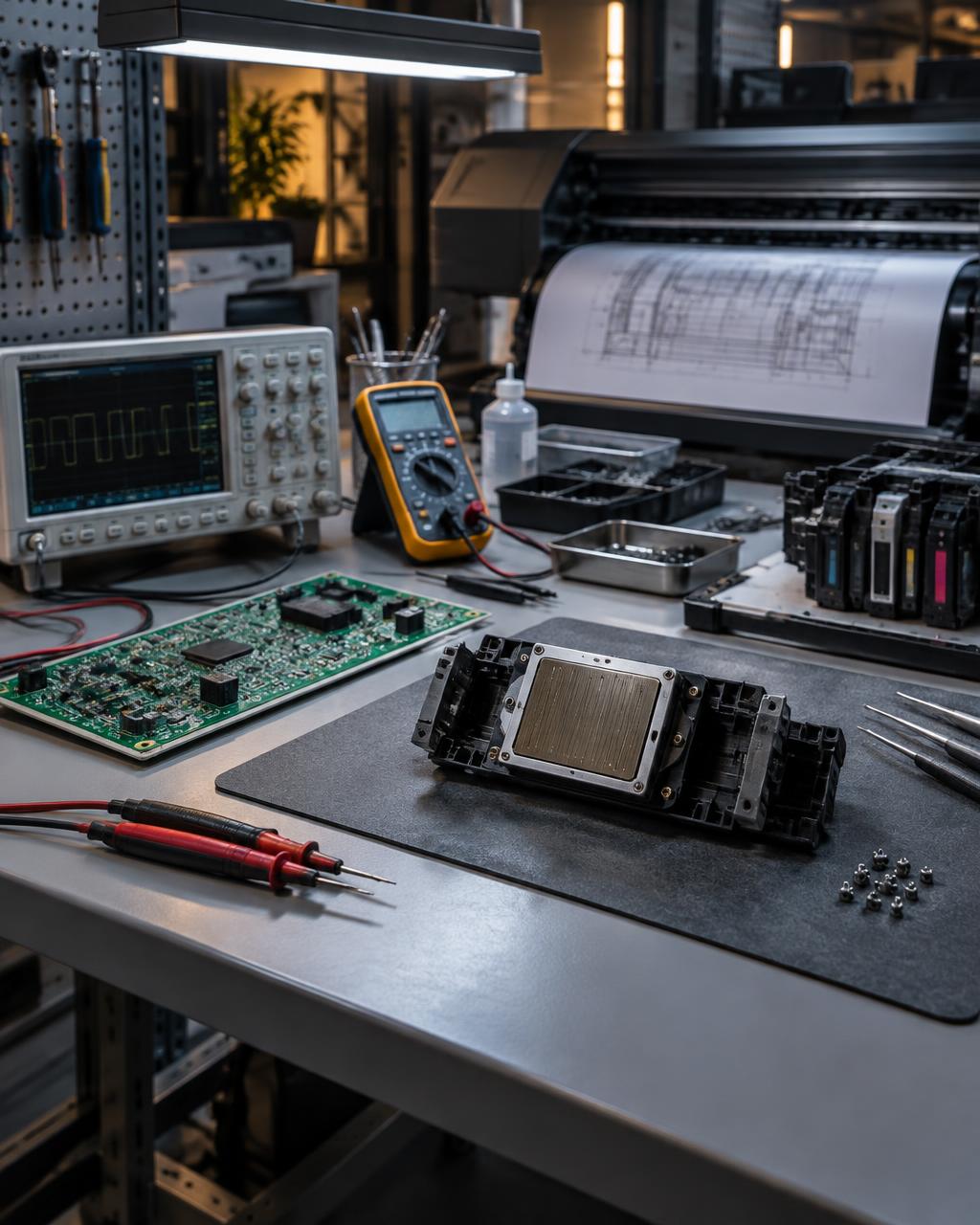 Placa electrónica para equipamento de impressão